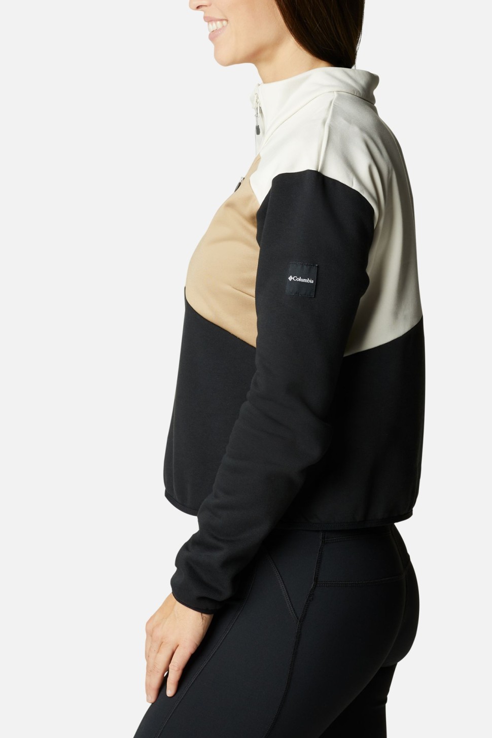 Толстовка жіноча Columbia  Lodge™ Hybrid Pullover черная чорна 1959811-011 — фото 4