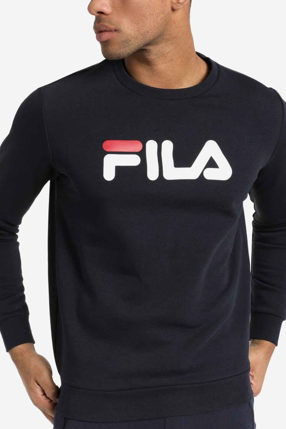 Толстовка мужская Fila темно-синня 110550-Z4 — фото 2