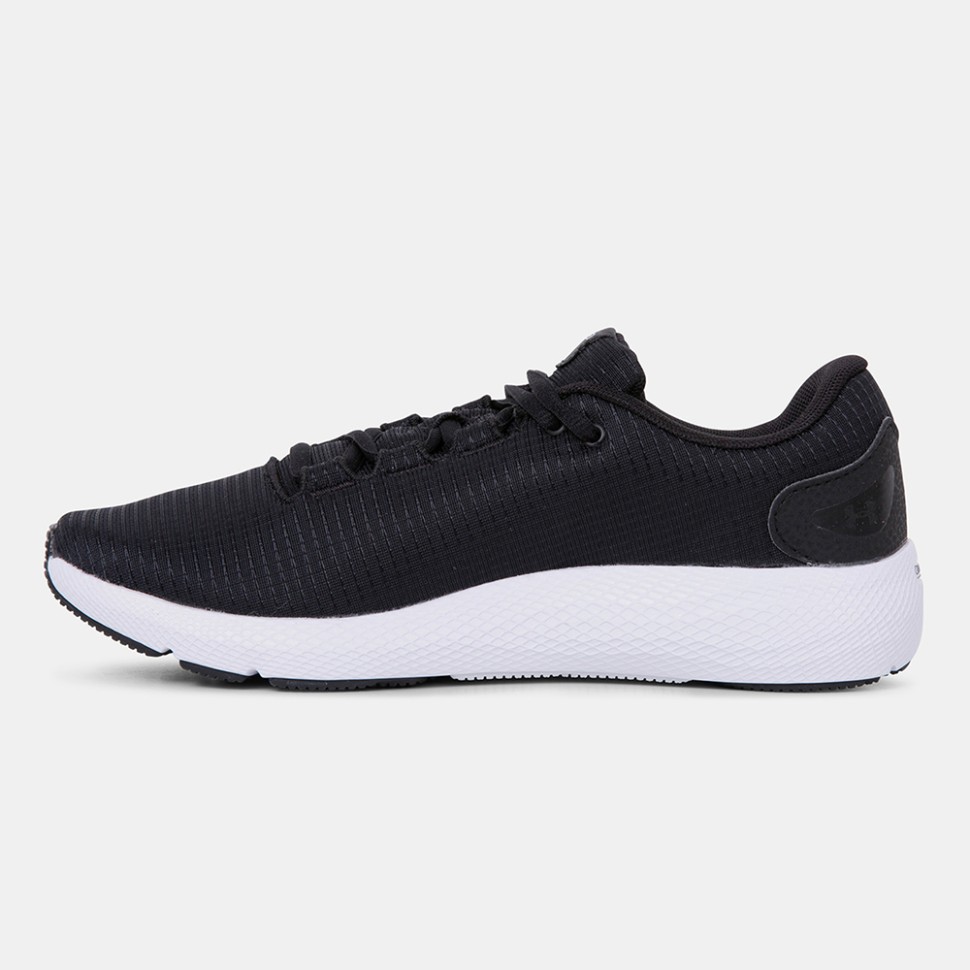 Кроссовки женские Under Armour Ua W Charged Pursuit 2 Rip черные 3025247-001 — фото 3