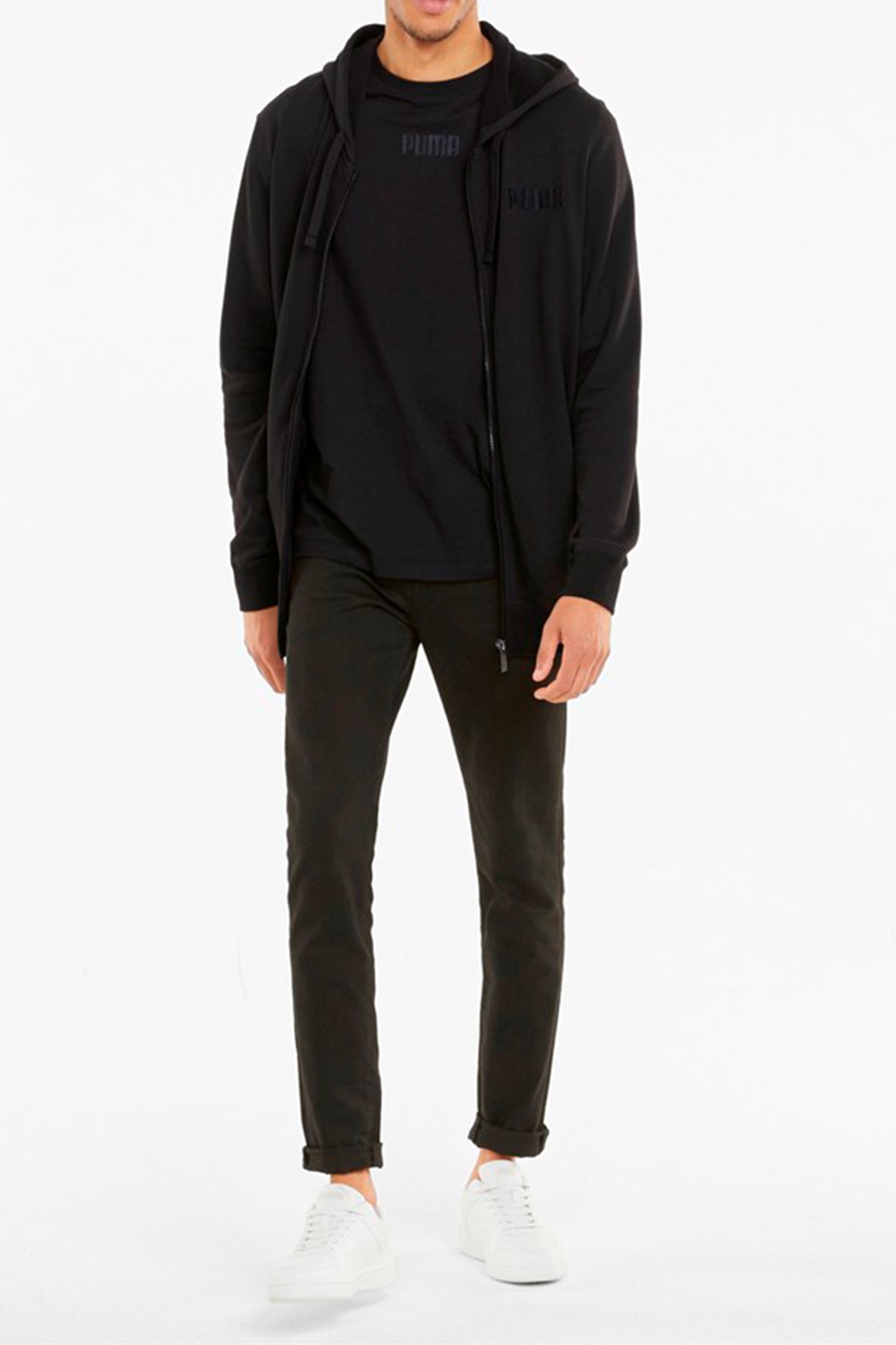 Толстовка мужская Puma черная 58934901 изображение 3