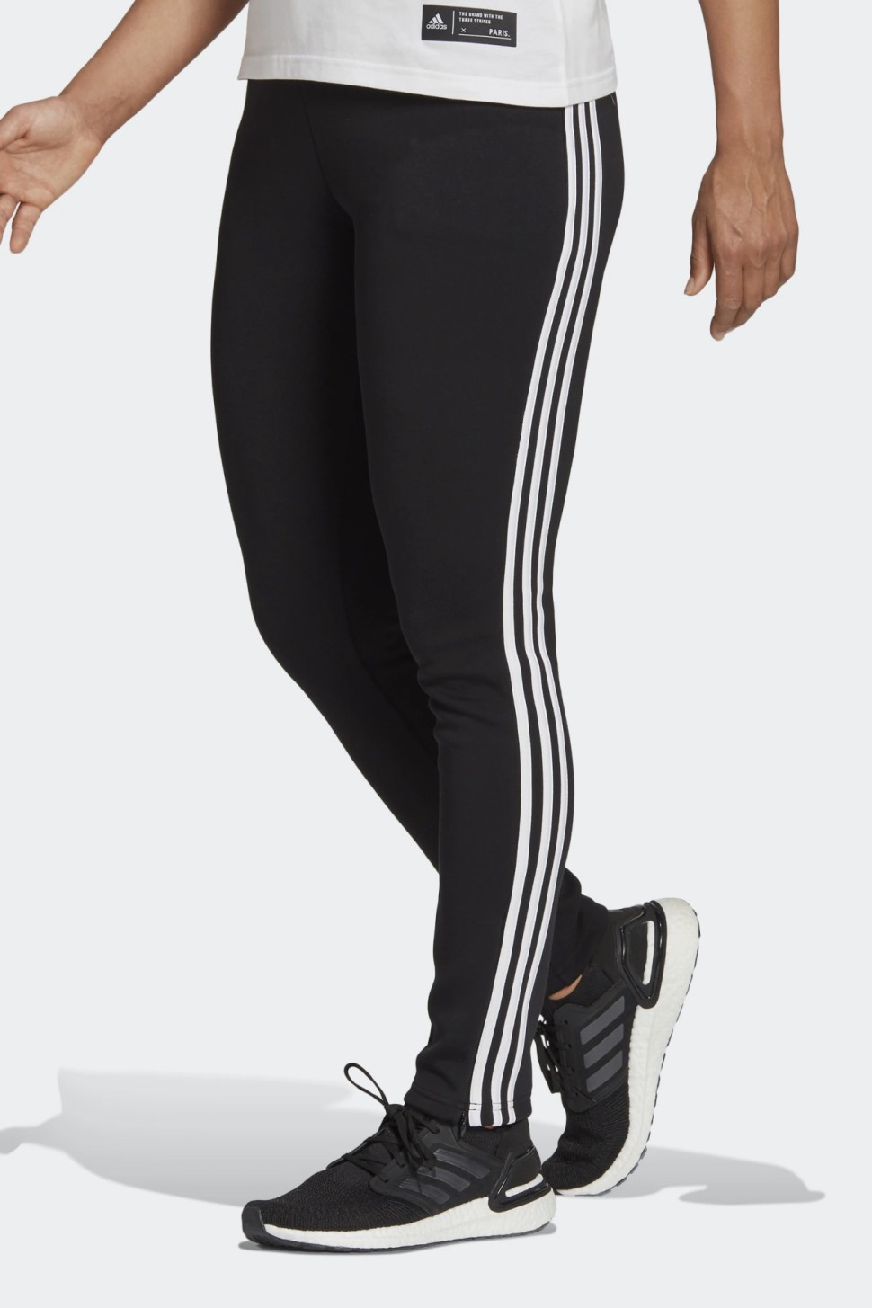 Штани жіночі Adidas W Fi 3S Skin Pt чорні H57301 — фото 2