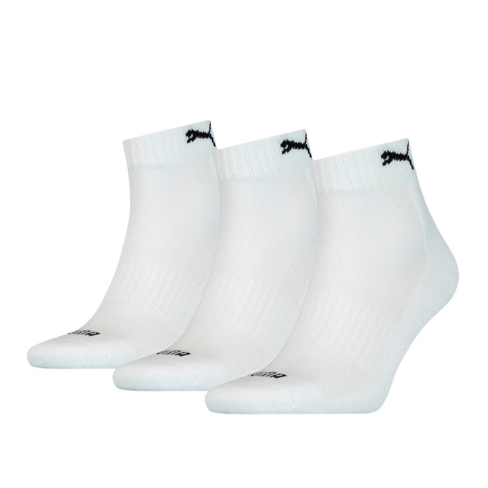 Носки (3 пари) Puma Cushioned Quarter 3P белые 90794302 изображение 1