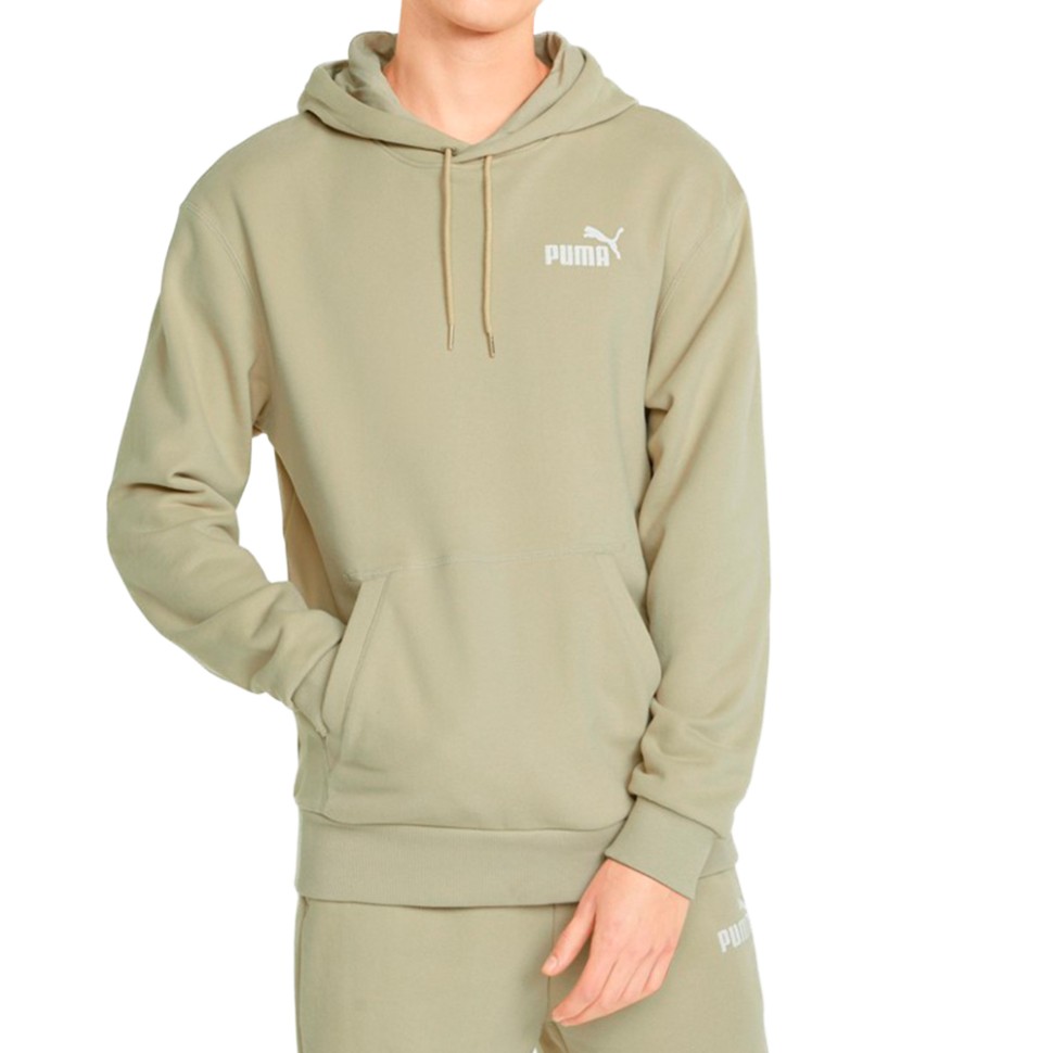 Толстовка мужская Puma Ess+ Hoodie бежевая 84741564 изображение 1