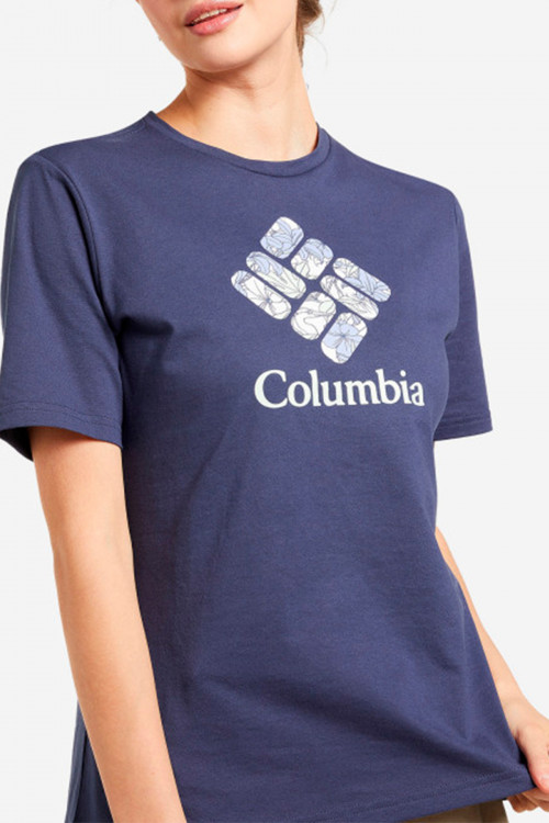 Футболка женская Columbia Timber Point™ Graphic Tee синяя 2022261-466 изображение 2