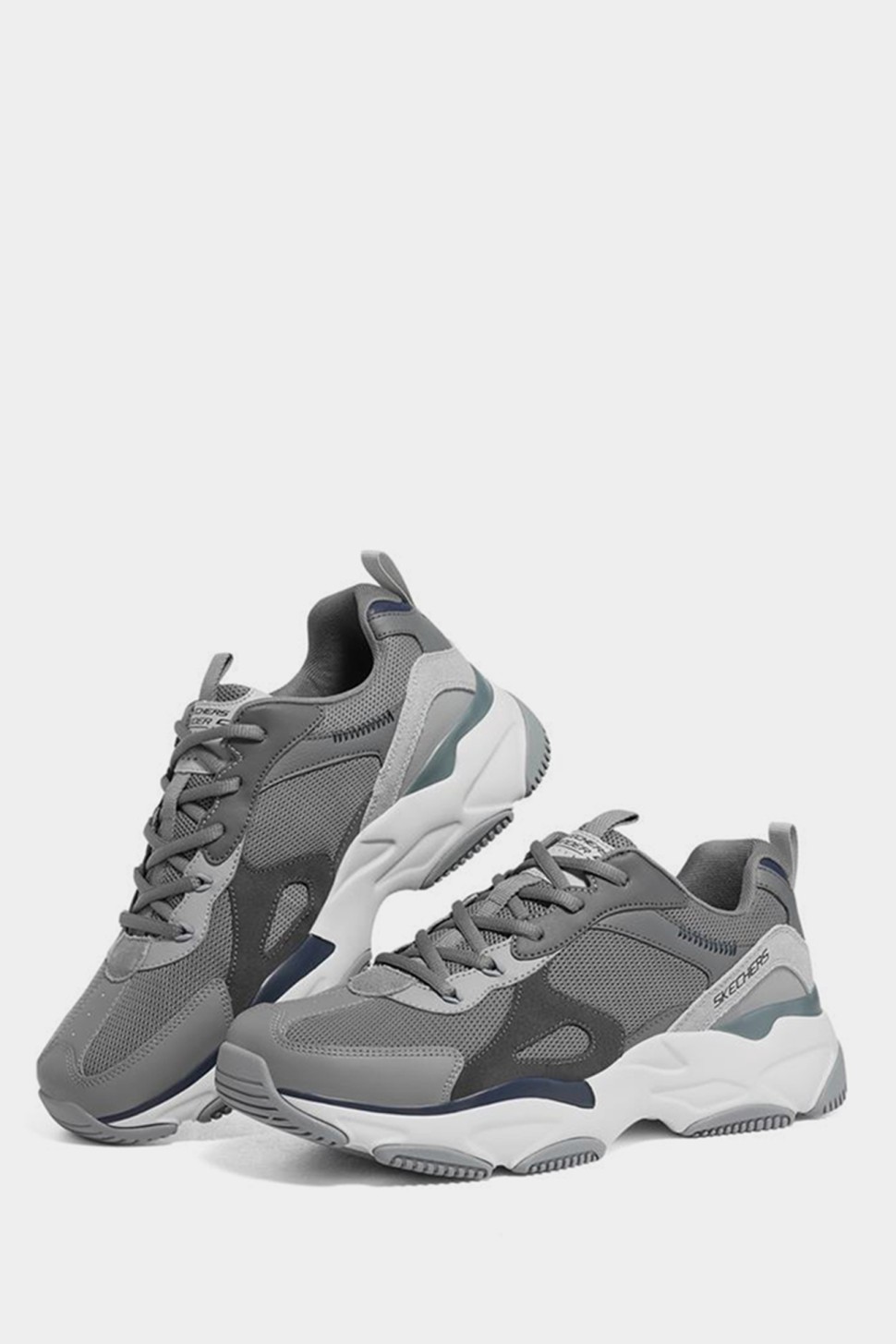 Кросівки чоловічі Skechers Lander сірі 237486 GYNV — фото 3 — Sport City Кросівки чоловічі Skechers Lander сірі 237486 GYNV — фото 3