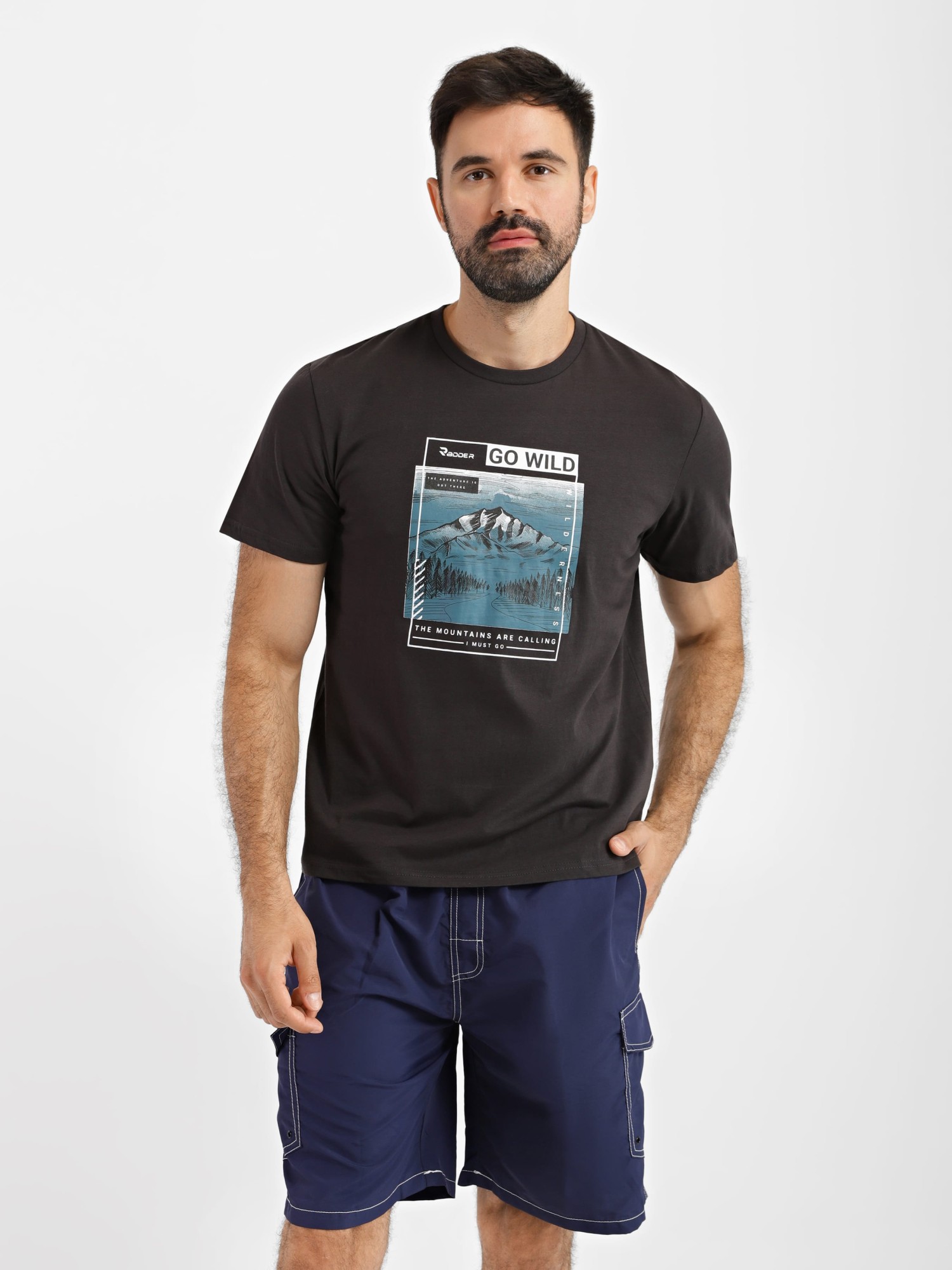 Футболка чоловіча Radder Tomas сіра 472208-020 изображение 2