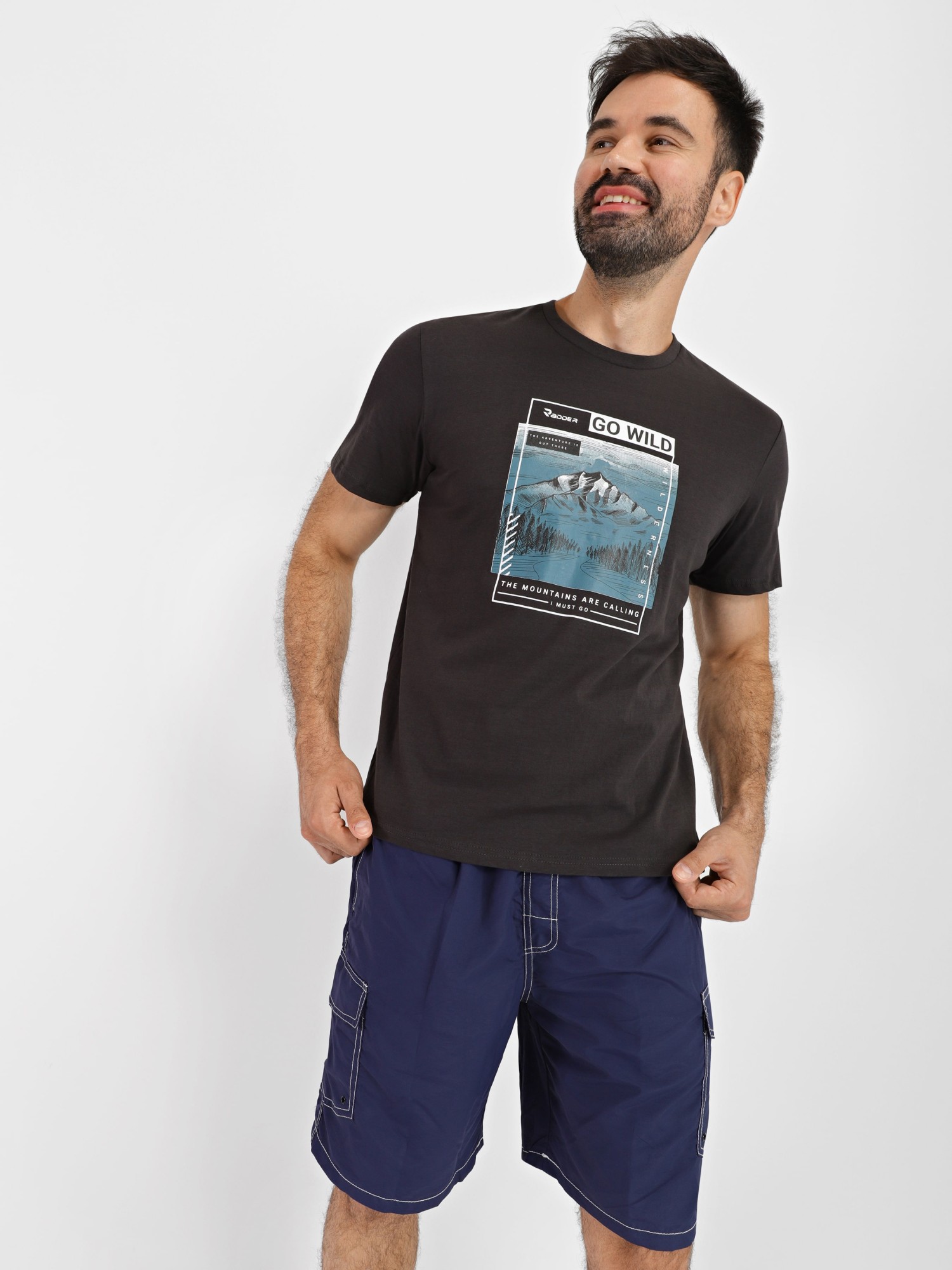 Футболка чоловіча Radder Tomas сіра 472208-020 изображение 3