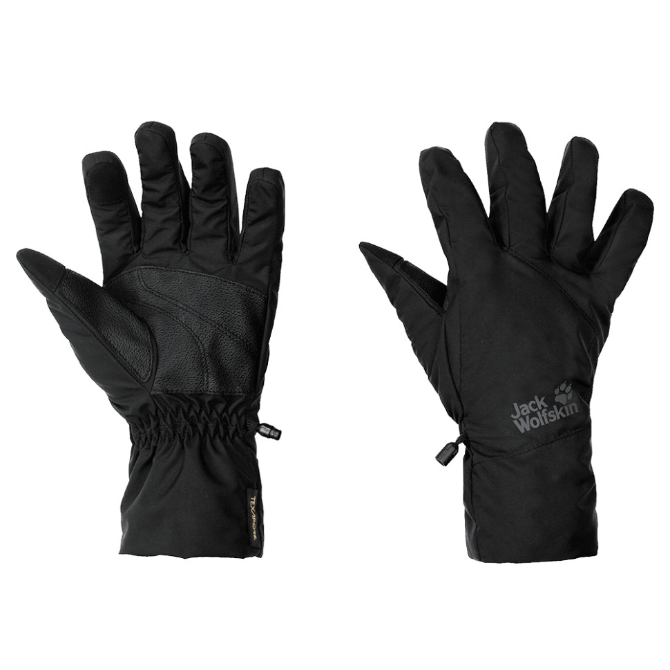 Рукавиці унісекс Jack Wolfskin TEXAPORE BASIC GLOVE чорні 1907811-6000 — фото 1