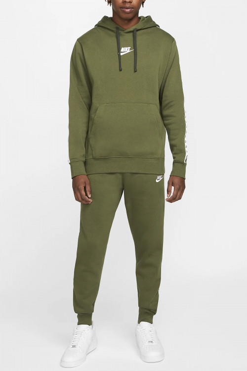 Костюм мужской Nike M Nk Club Flc Gx Hd Trk Suit зеленый DM6838-326 изображение 2