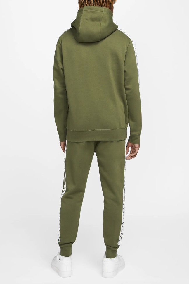 Костюм мужской Nike M Nk Club Flc Gx Hd Trk Suit зеленый DM6838-326 изображение 3