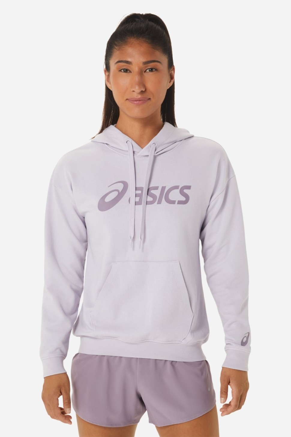 Толстовка жіноча Asics BIG ASICS OTH HOODIE фіолетова 2032A990-506 — фото 2