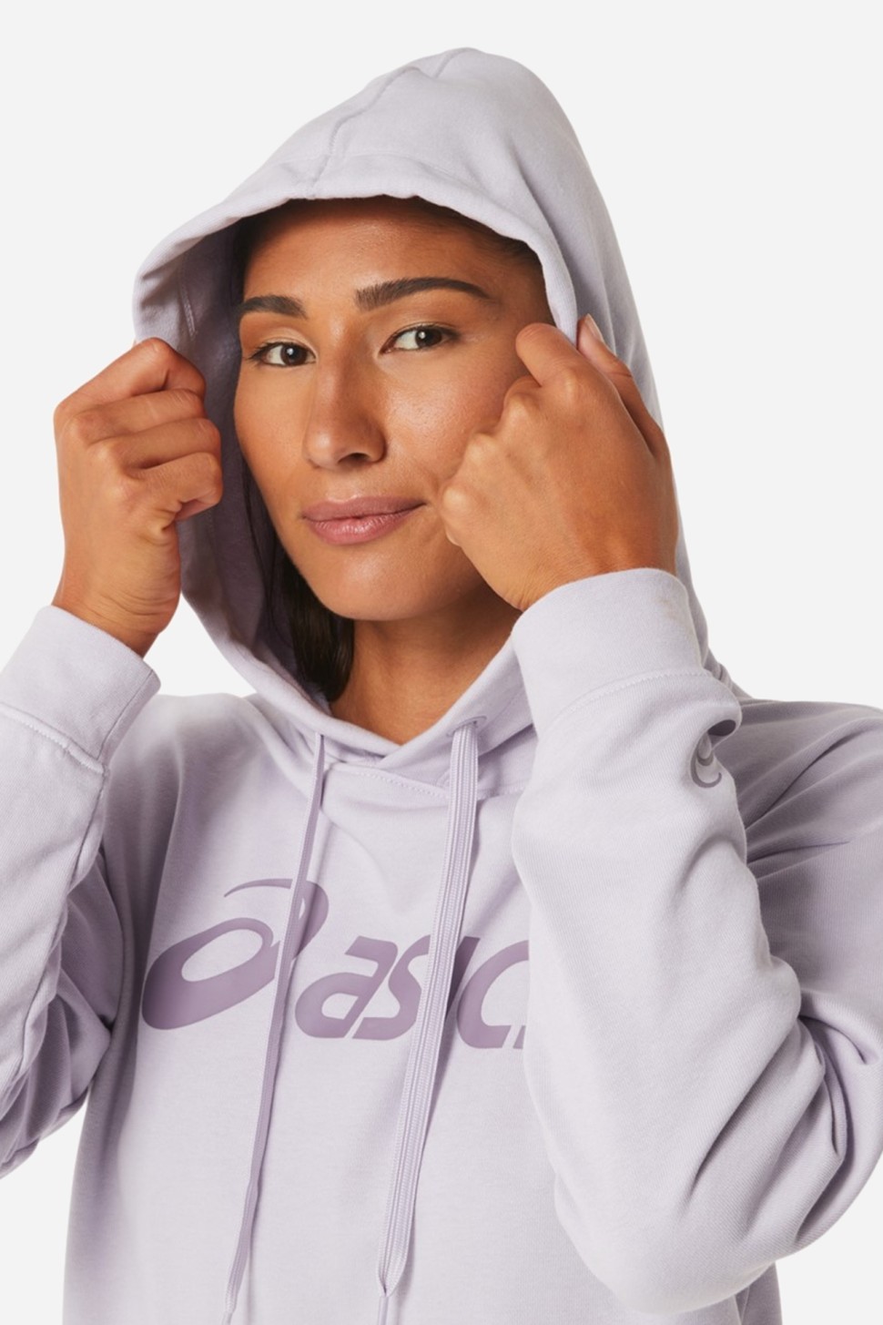 Толстовка жіноча Asics BIG ASICS OTH HOODIE фіолетова 2032A990-506 — фото 6