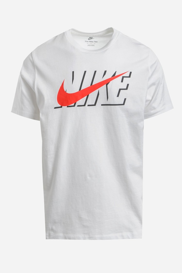 Футболка чоловіча Nike M NSW TEE SWOOSH BLOCK біла DZ3276-100 изображение 2