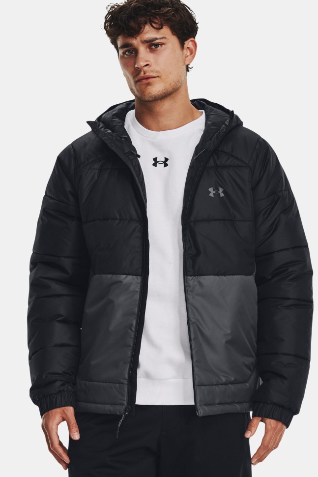 Куртка чоловіча Under Armour UA STRM INS HD JKT чорна 1380872-001 изображение 2