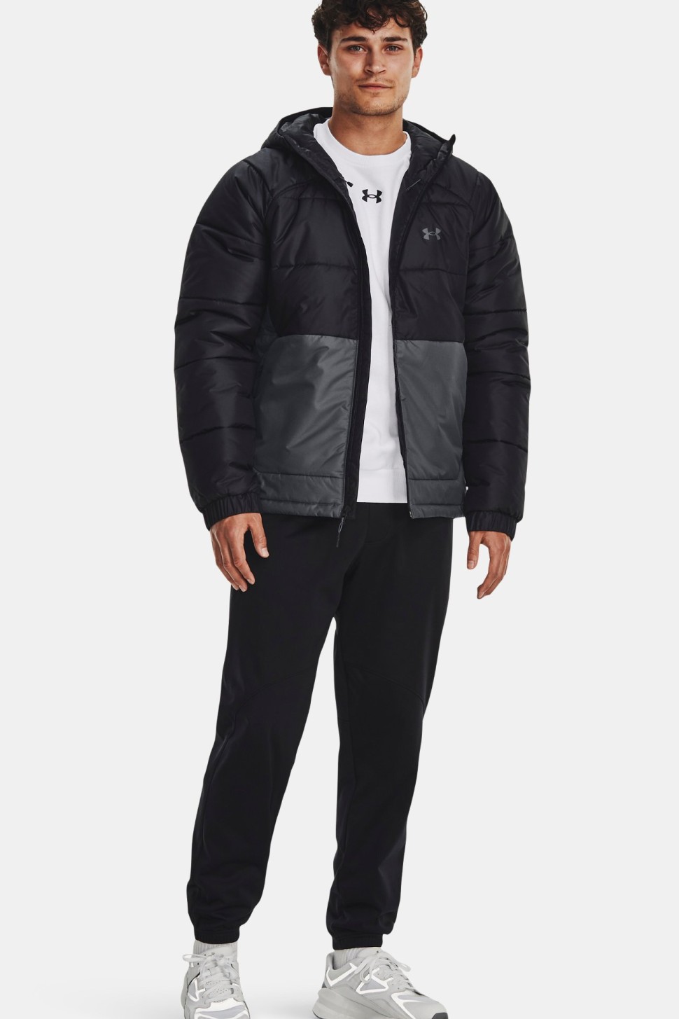 Куртка чоловіча Under Armour UA STRM INS HD JKT чорна 1380872-001 — фото 4
