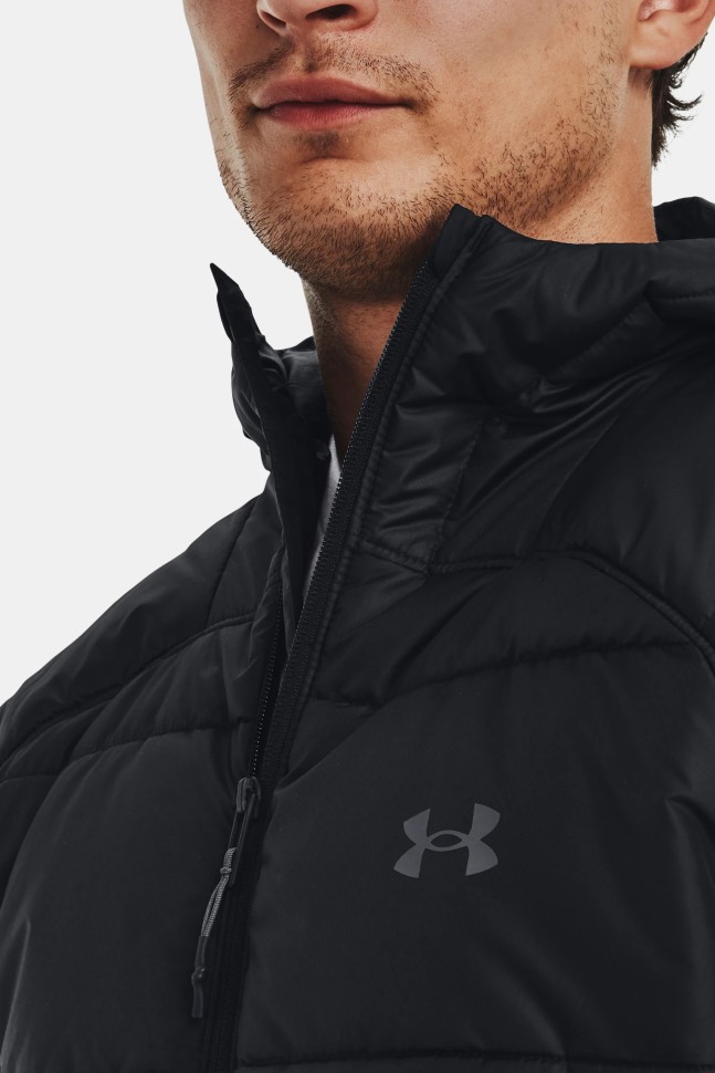 Куртка чоловіча Under Armour UA STRM INS HD JKT чорна 1380872-001 изображение 5