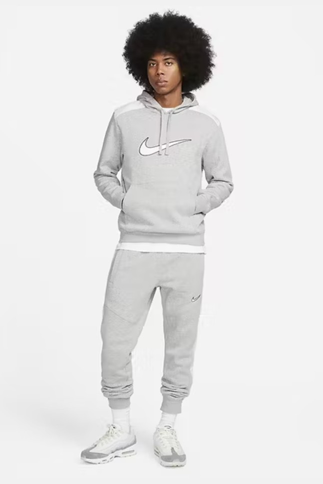 Брюки мужские Nike M NSW SP FLC JOGGER BB серые FN0246-063 изображение 9