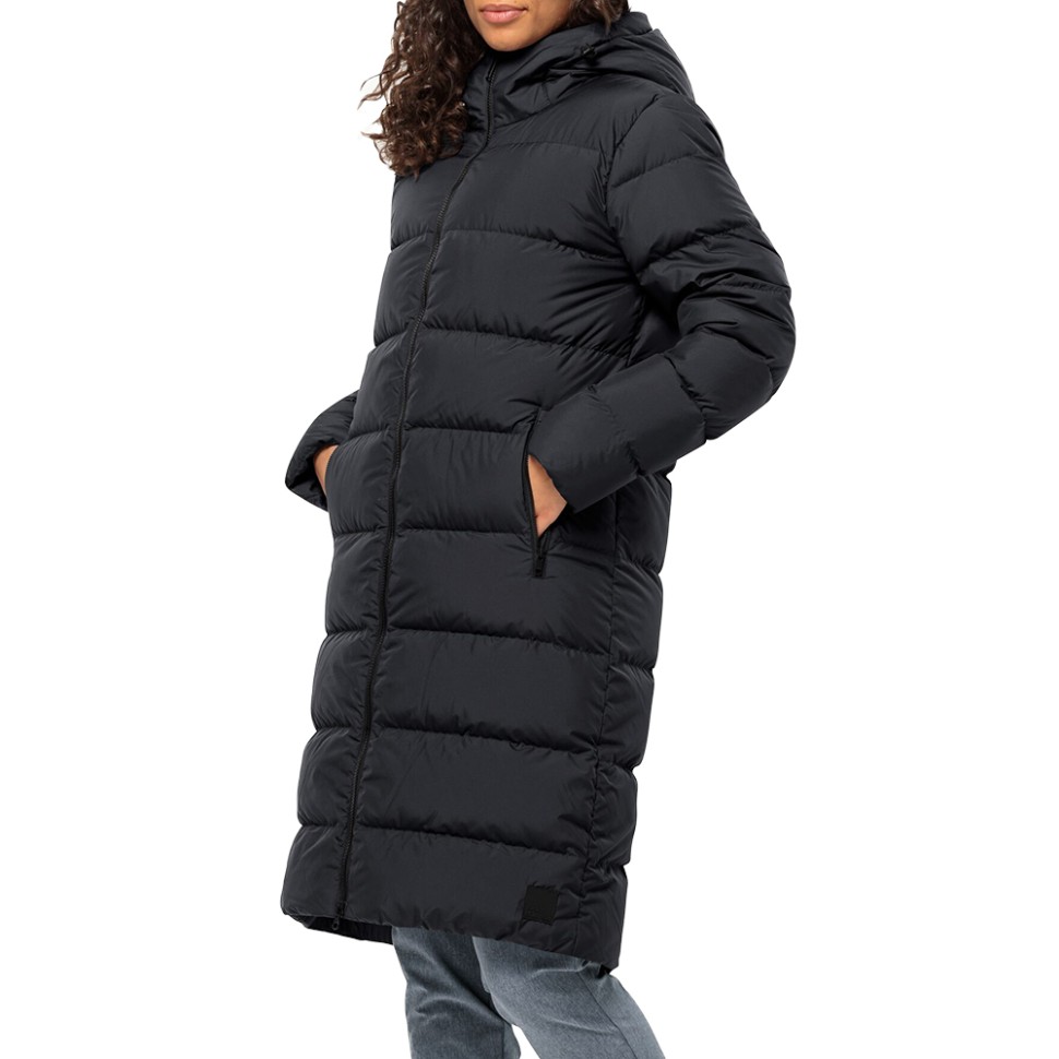 Куртка жіноча Jack Wolfskin FROZEN PALACE COAT W чорна 1204133-6000 — фото 1