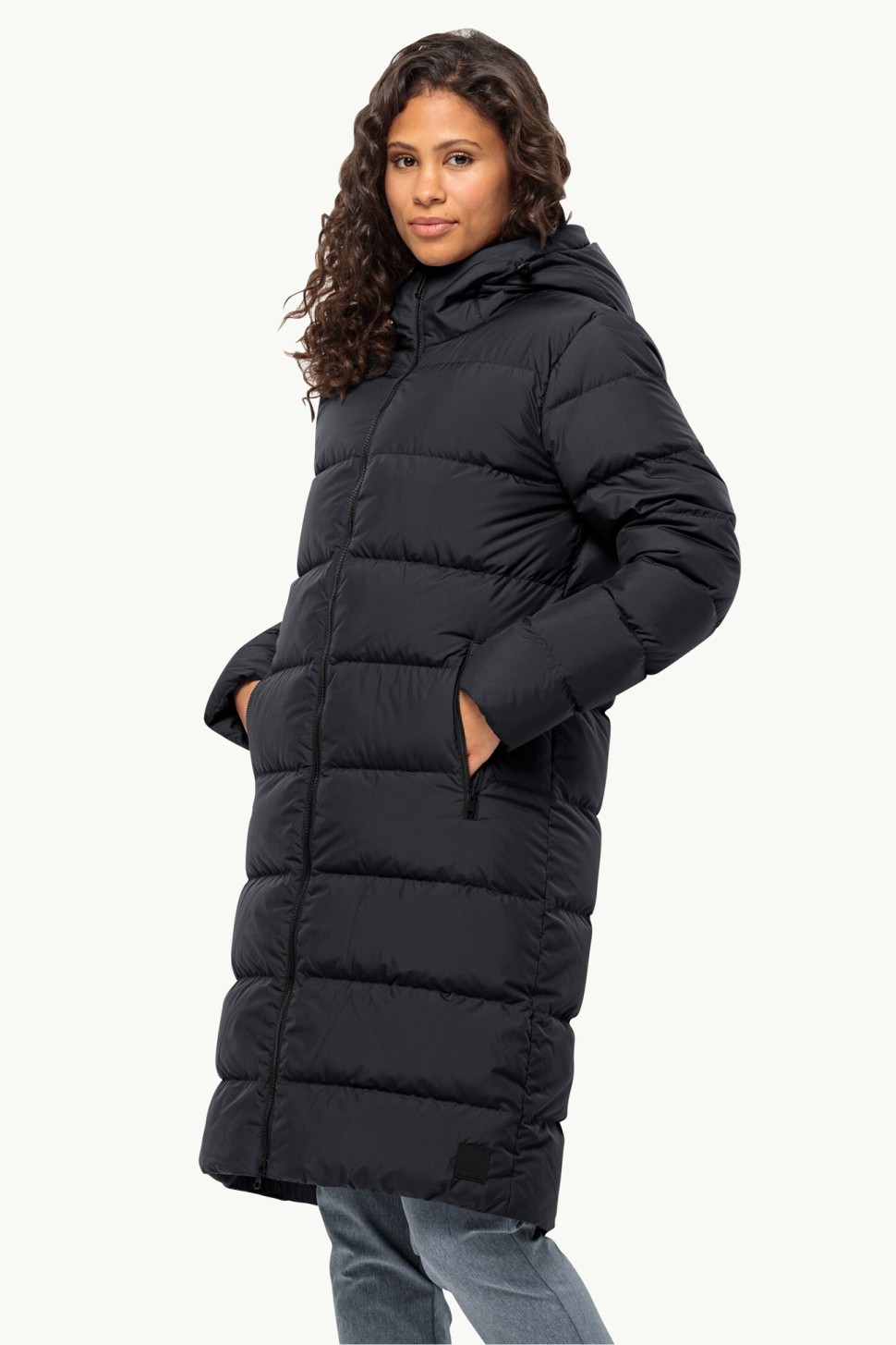 Куртка жіноча Jack Wolfskin FROZEN PALACE COAT W чорна 1204133-6000 — фото 2