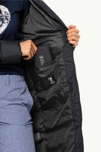 Куртка женская Jack Wolfskin FROZEN PALACE COAT W черная 1204133-6000 изображение 6