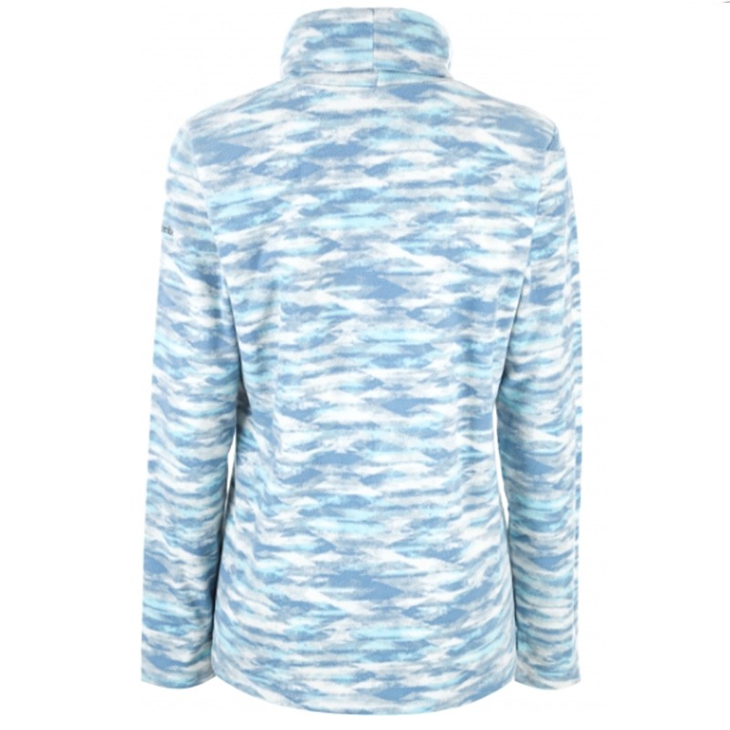 Толстовка женская Columbia Columbia Glacial Fleece Turtleneck голубая 1556641-411 изображение 2