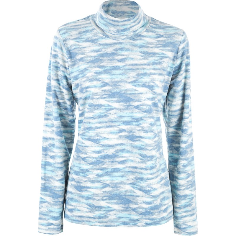 Толстовка женская Columbia Columbia Glacial Fleece Turtleneck голубая 1556641-411 изображение 1