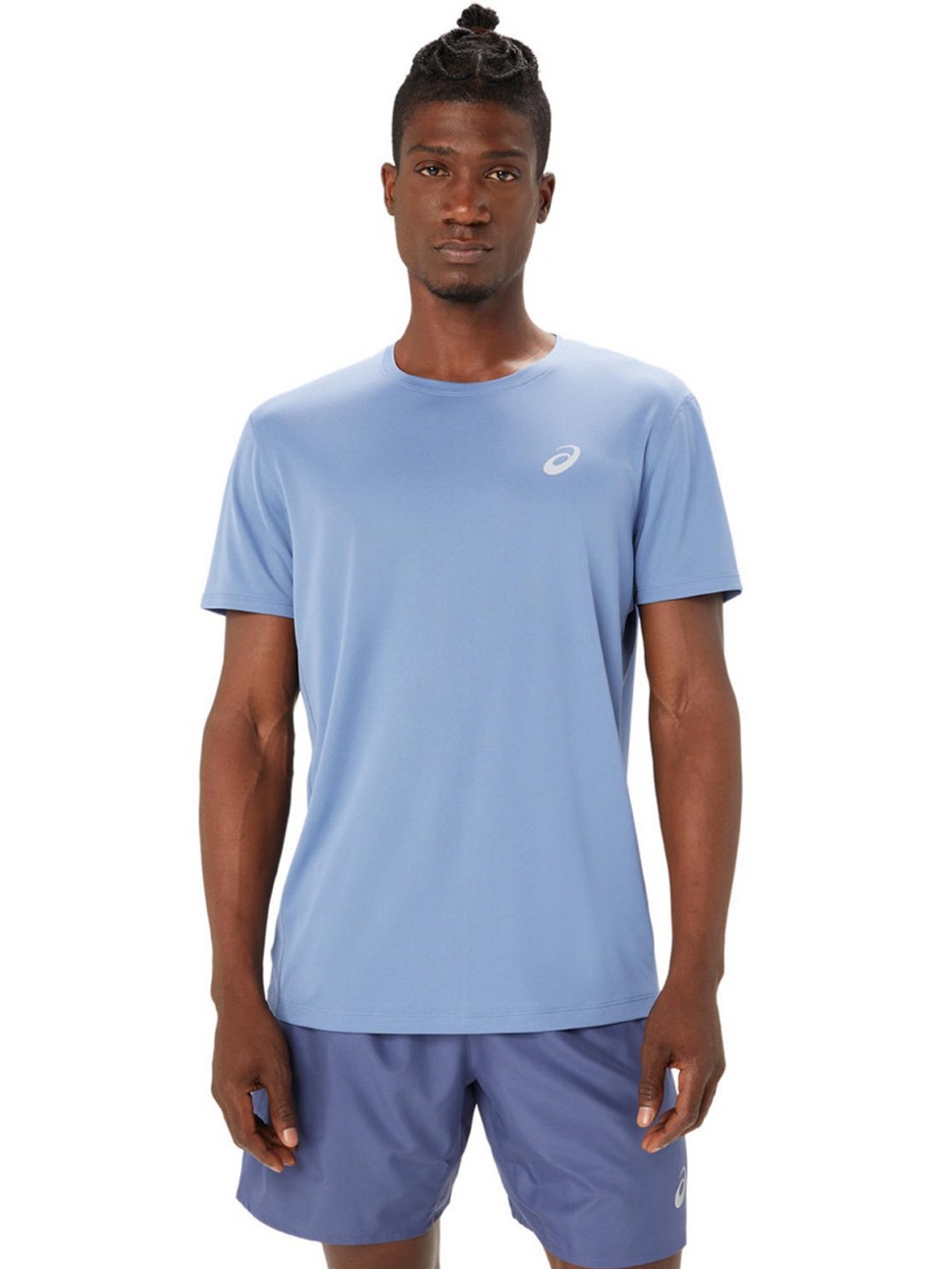 Футболка чоловіча Asics CORE SS TOP синя 2011C341-404 — фото 2