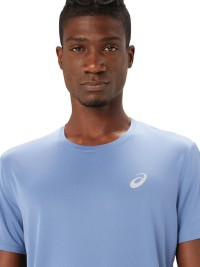 Футболка мужская Asics CORE SS TOP синяя 2011C341-404 изображение 5