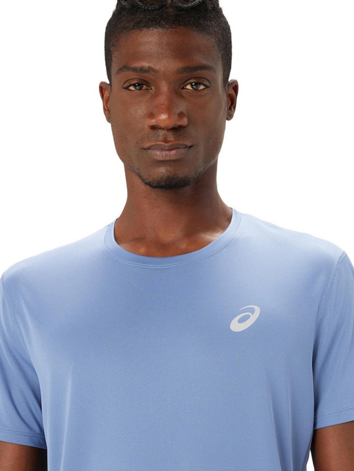Футболка мужская Asics CORE SS TOP синяя 2011C341-404 изображение 5