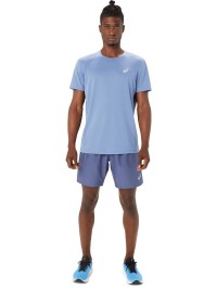 Футболка мужская Asics CORE SS TOP синяя 2011C341-404 изображение 6