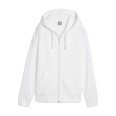 Толстовка женская Puma HER Full-Zip Hoodie белая 67788202