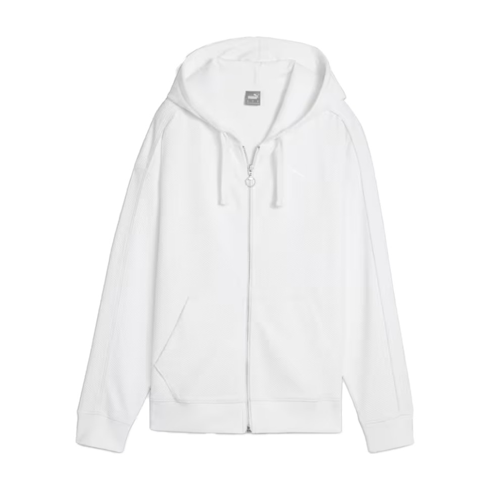 Толстовка женская Puma HER Full-Zip Hoodie белая 67788202 изображение 1