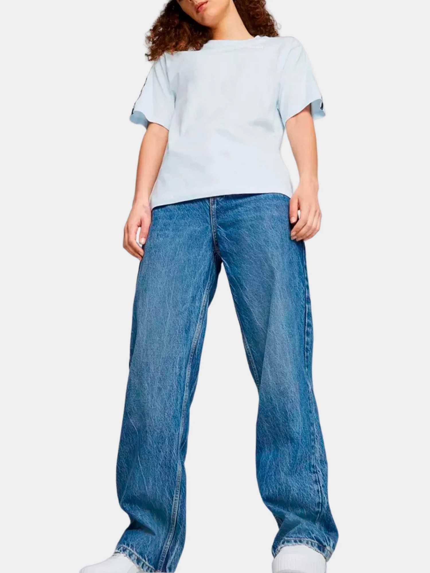 Футболка женская Puma ESS TAPE Tee белая 67599402 изображение 3