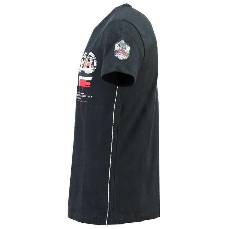 Футболка мужская Geographical Norway синяя SR116H-450 — фото 3