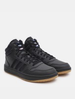 Кроссовки мужские Adidas HOOPS 3.0 MID черные GY4745 изображение 3