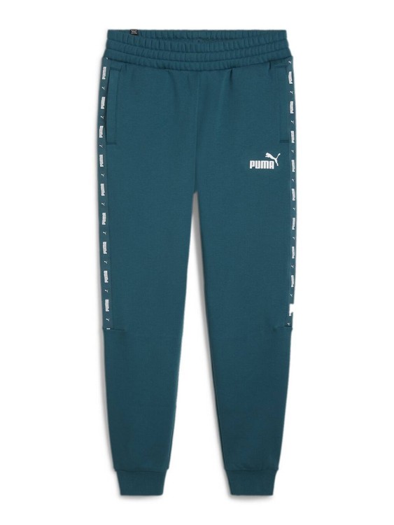 Штани чоловічі Puma ESS+ Tape Sweatpants FL cl зелені 84904208 изображение 2