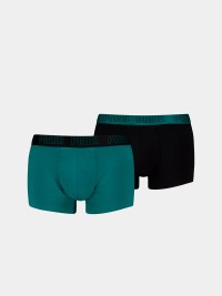 Нижнее белье мужское Puma PUMA MEN EVERYDAY TRUNK 2P зеленое 93832114 изображение 2