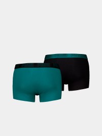 Нижнее белье мужское Puma PUMA MEN EVERYDAY TRUNK 2P зеленое 93832114 изображение 3