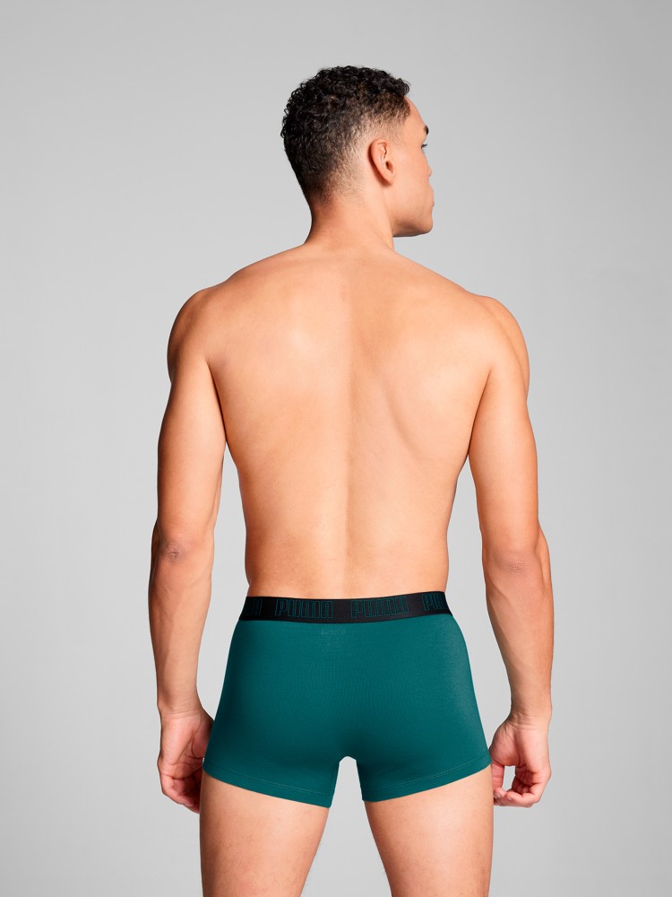 Нижнее белье мужское Puma PUMA MEN EVERYDAY TRUNK 2P зеленое 93832114 изображение 5