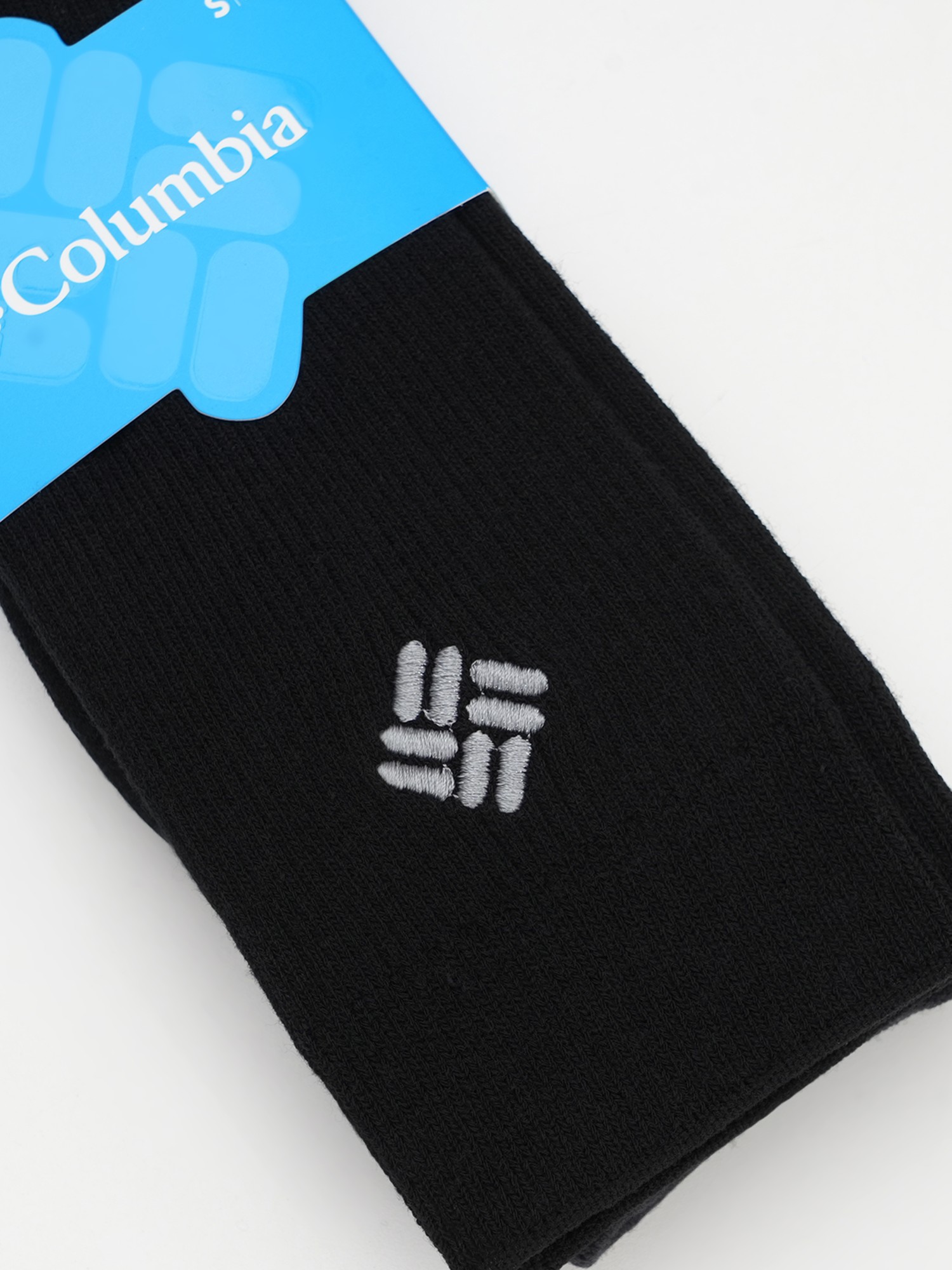 Шкарпетки Columbia Ribbed crew DC чорні S7019481-BLKGREY изображение 3