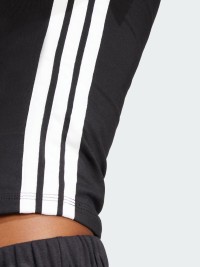 Футболка жіноча Adidas W 3S SJ BABY T чорна JC8325 изображение 5