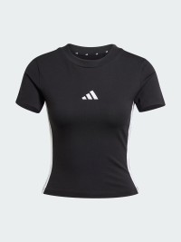 Футболка жіноча Adidas W 3S SJ BABY T чорна JC8325 изображение 7