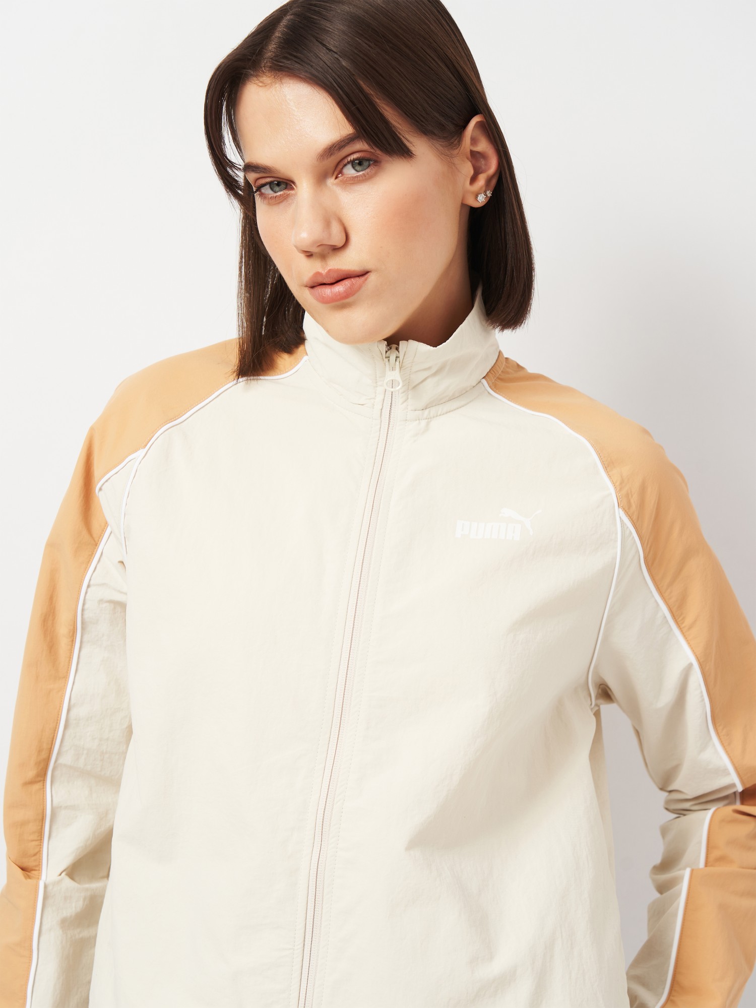 Костюм жіночий Puma Woven Tracksuit бежевий 68508087 изображение 6