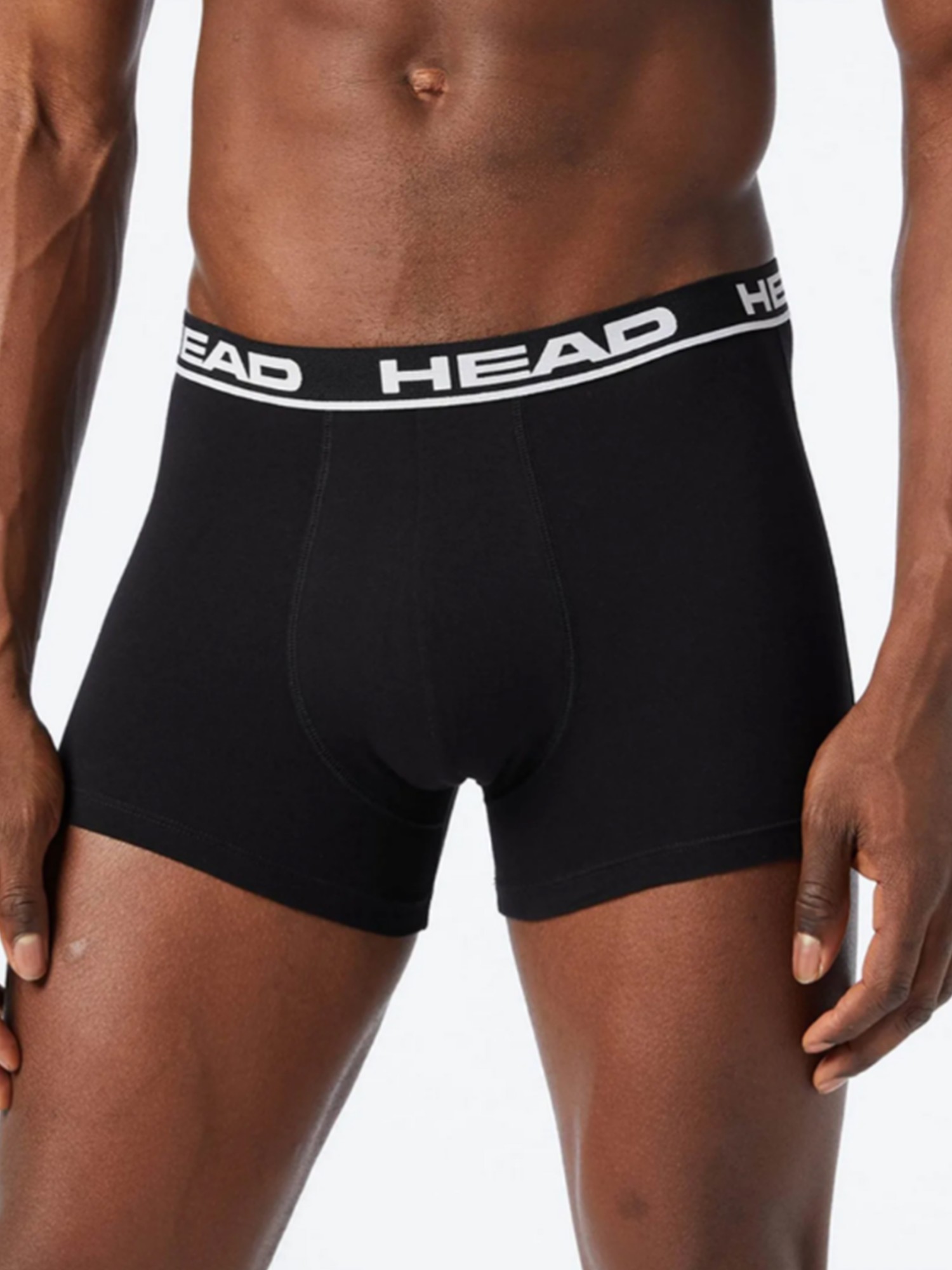 Боксери чоловічі HEAD BASIC BOXER 5P ECOM чорні 701203974010 изображение 4