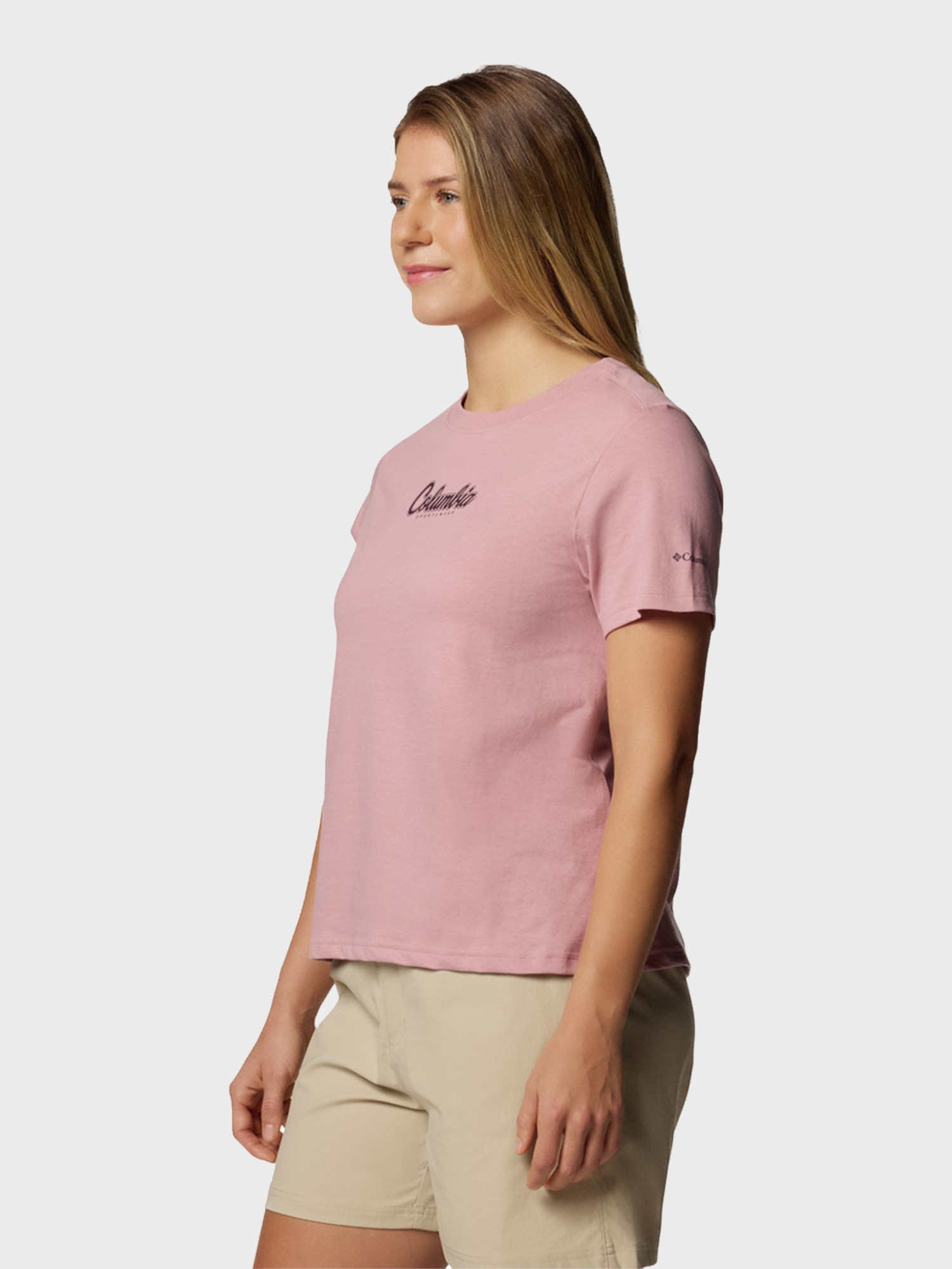 Футболка женская Columbia Rolling Bend™ Graphic SS розовая 2120021-659 изображение 4