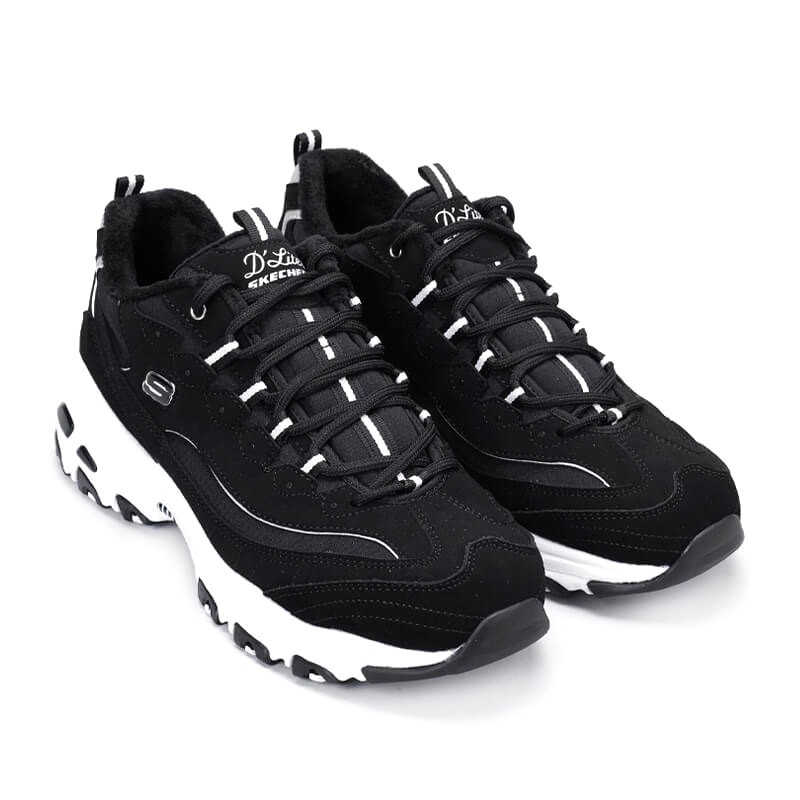 Ботинки женские Skechers D’lites Freeze Talk
 черные 66666125 BLK изображение 3