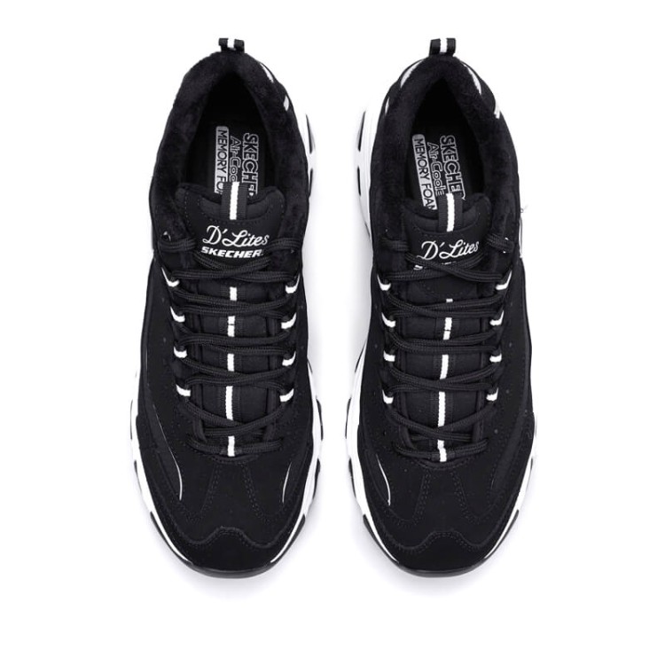 Ботинки женские Skechers D’lites Freeze Talk
 черные 66666125 BLK изображение 4