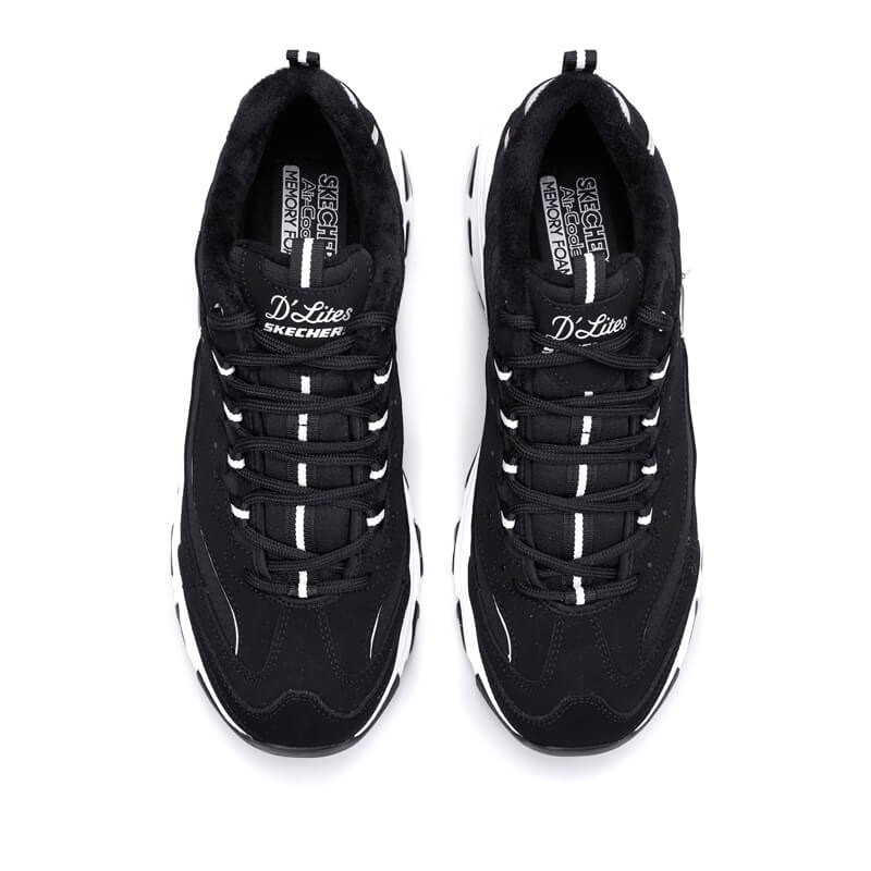 Ботинки женские Skechers D’lites Freeze Talk
 черные 66666125 BLK изображение 4