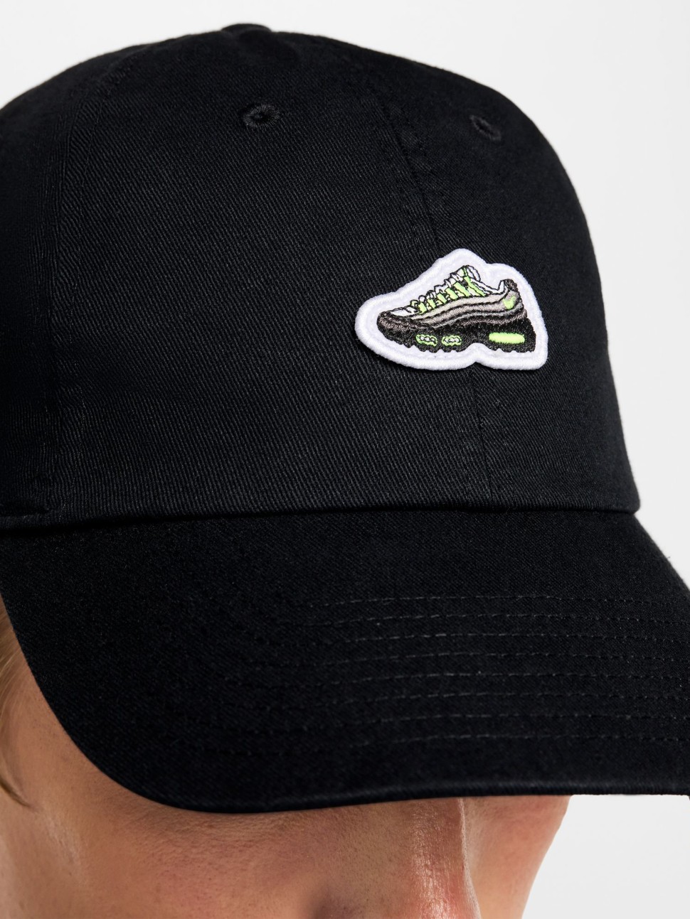 Бейсболка Nike U NK CLUB CAP U CB AM95 PTCH L чорна HJ6984-010 — фото 5