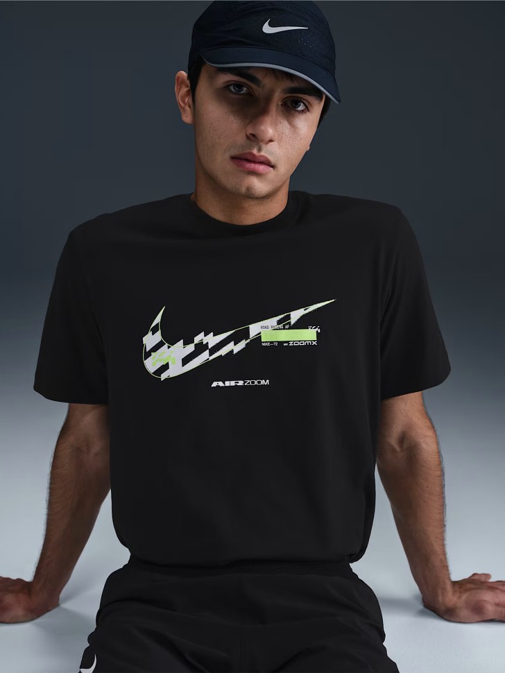 Футболка мужская Nike M NK TEE ELITE ENTRY черная HJ3684-010 изображение 2